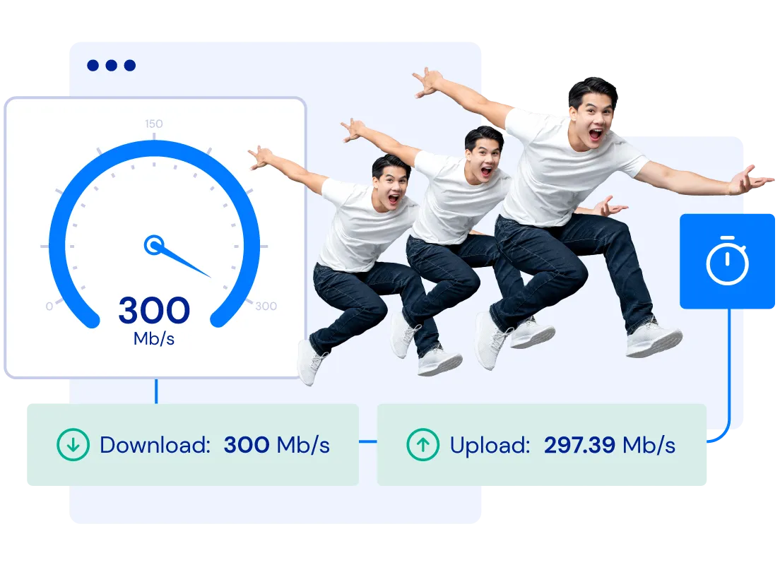 300 Mb/s Network