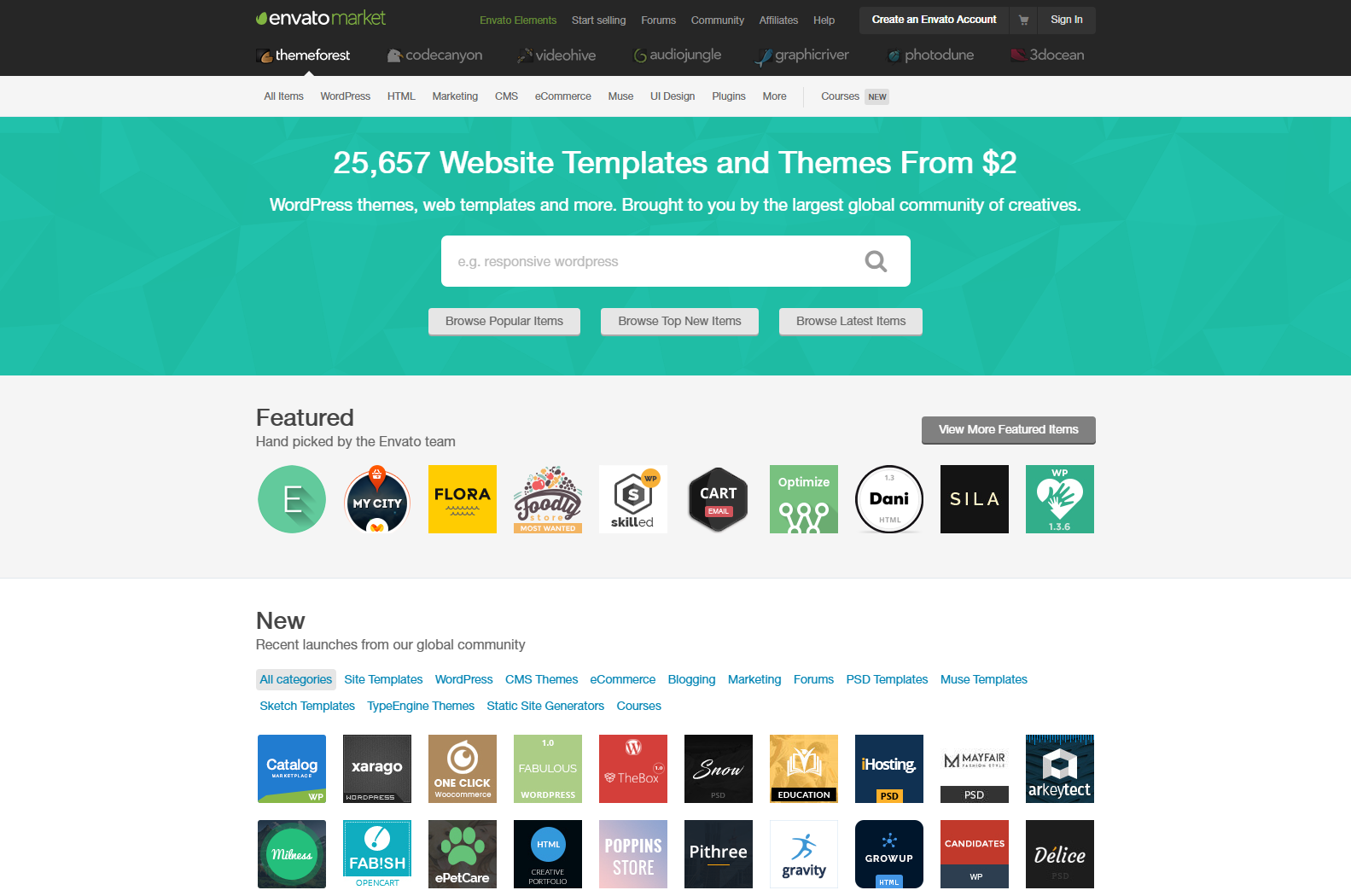 Website Templates WordPress Themes from ThemeForest