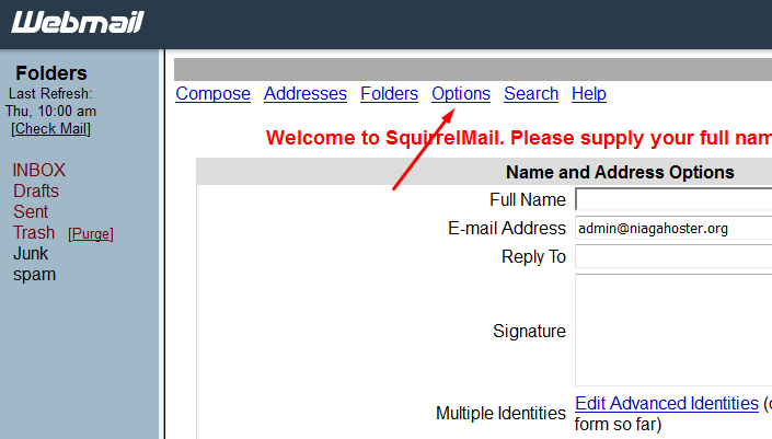 cara mengubah timezone webmail squirel mail1