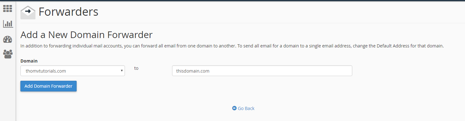 meneruskan email menggunakan domain forwarder