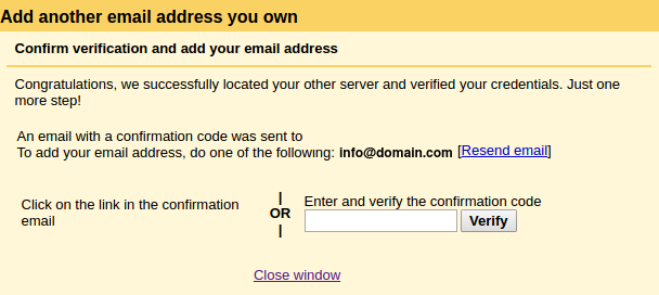 konfigurasi domain di gmail
