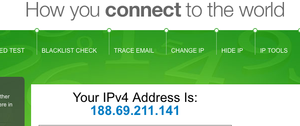 cara membatasi akses website dengan melihat ip address