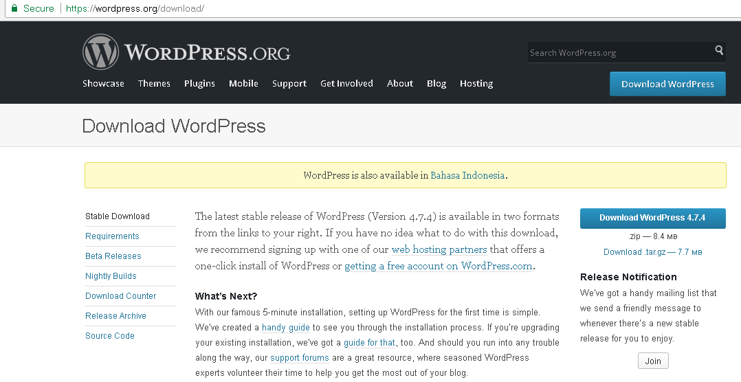 Cara Install WordPress di XAMPP - Niagahoster Blog