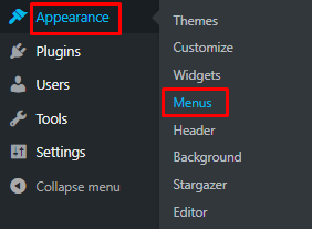 cara membuat menu wordpress