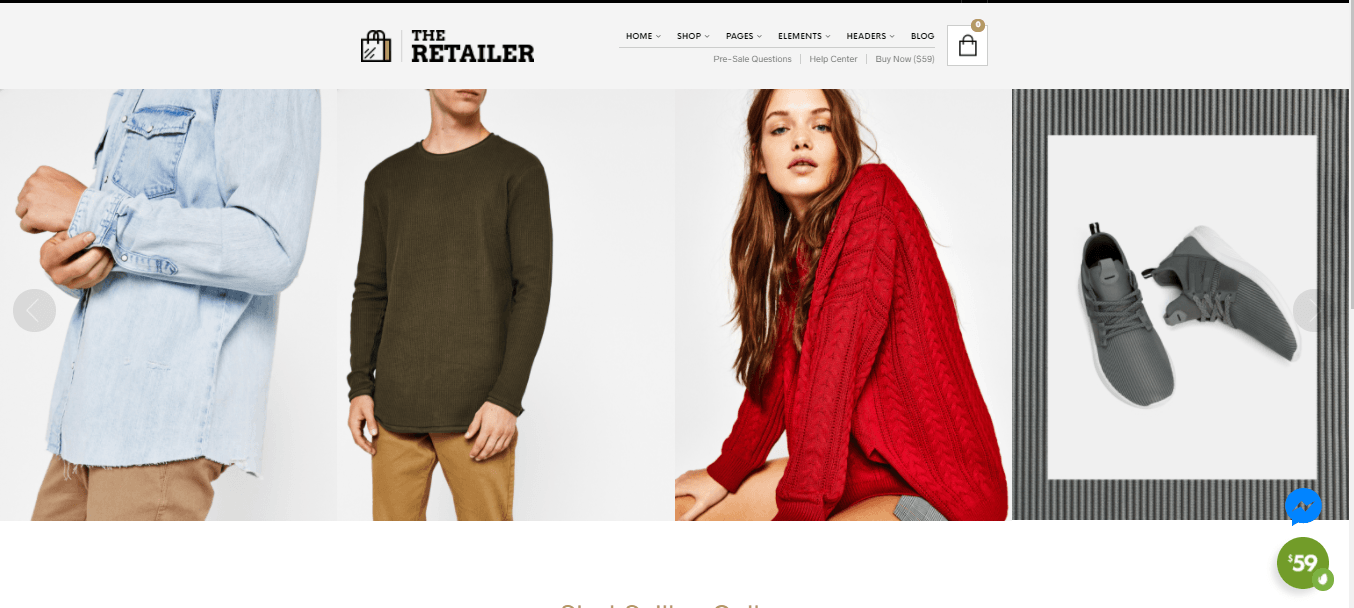 woocommerce themes the retailer