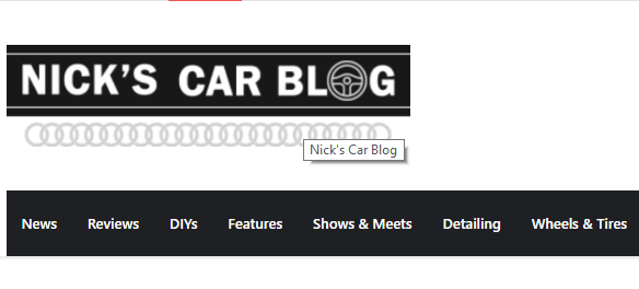 12. contoh blog nick's car blog