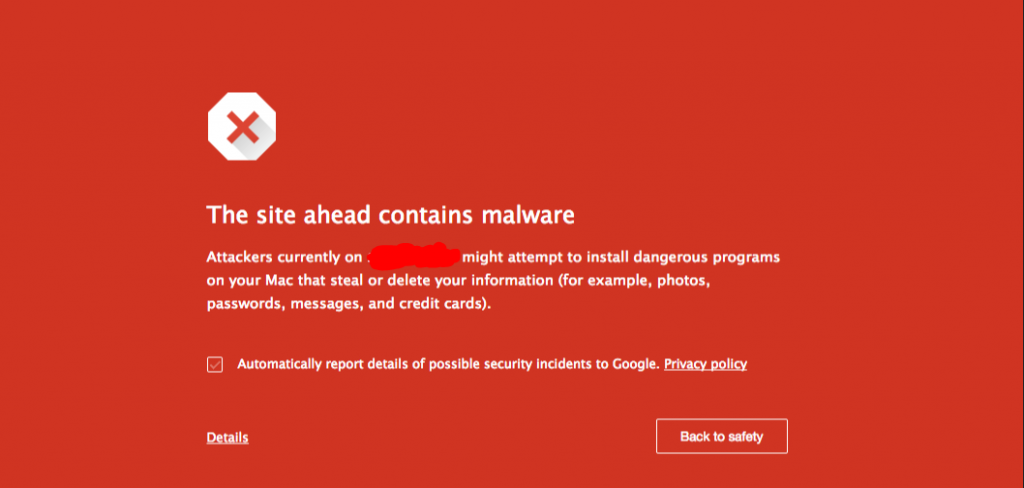 apa itu malware - site ahead contains malware