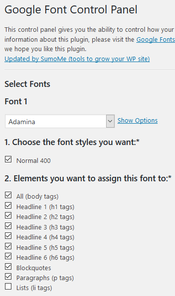 google font install wordpress