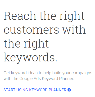 cara menggunakan google keyword planner start