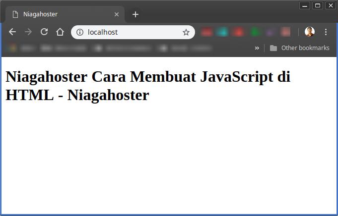 cara membuat javascript di html - file terpisah