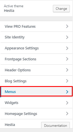 menu menu website company profile