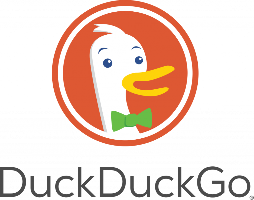 logo duckduckgo salah satu mesin pencari selain google