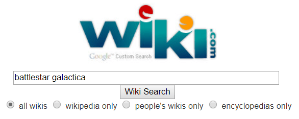 logo wiki salah satu mesin pencari selain google