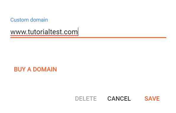 Memasukkan custom domain Blogspot
