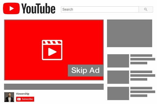 youtube adsense skippable