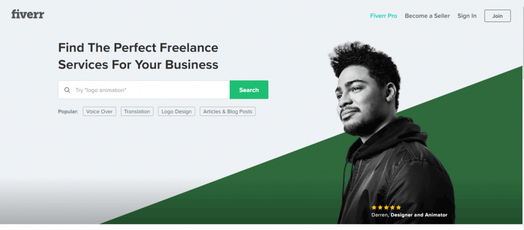 website freelance Fiverr