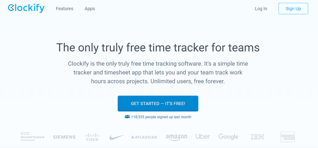 Clockify merupakan salah satu aplikasi work from home untuk manajemen waktu