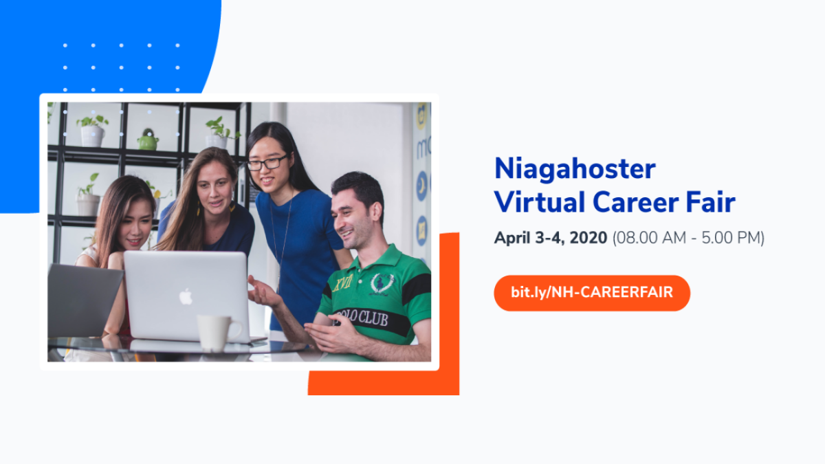 Niagahoster Virtual Career Fair pertama yang sukses membantu para pencari kerja membangun karir secara online