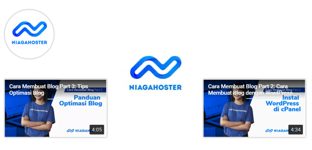 layar outro video di channel youtube niagahoster