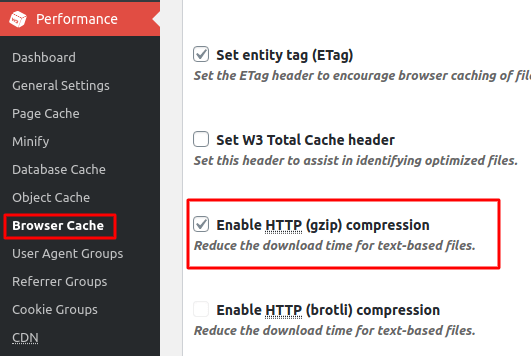 cara enable gzip compression wordpress dengan plugin