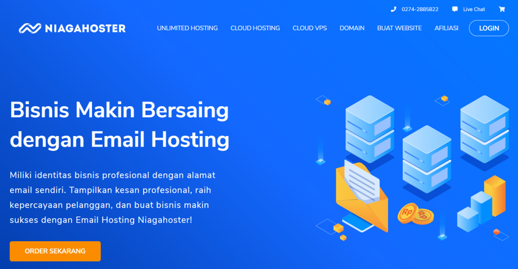 homepage email hosting niagahoster