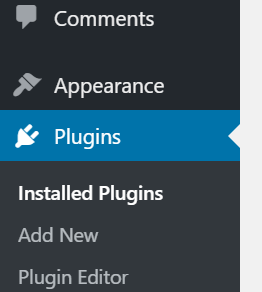 akses installed plugin