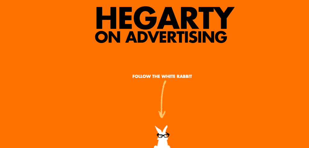 Contoh Parallax Effect Hegarty on Advertising