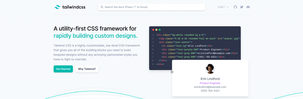 Tailwind CSS Framework