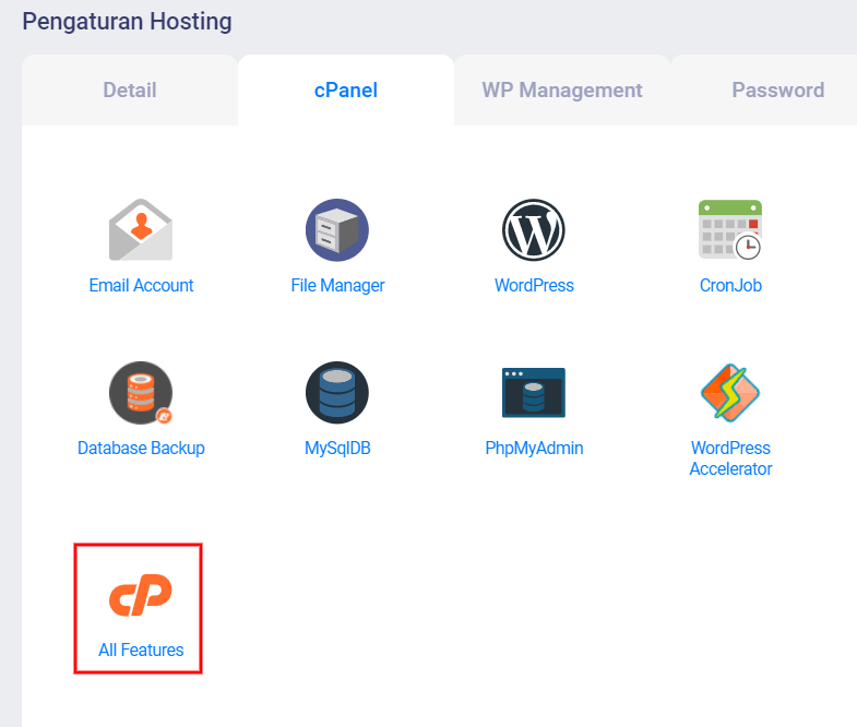 cpanel niagahoster