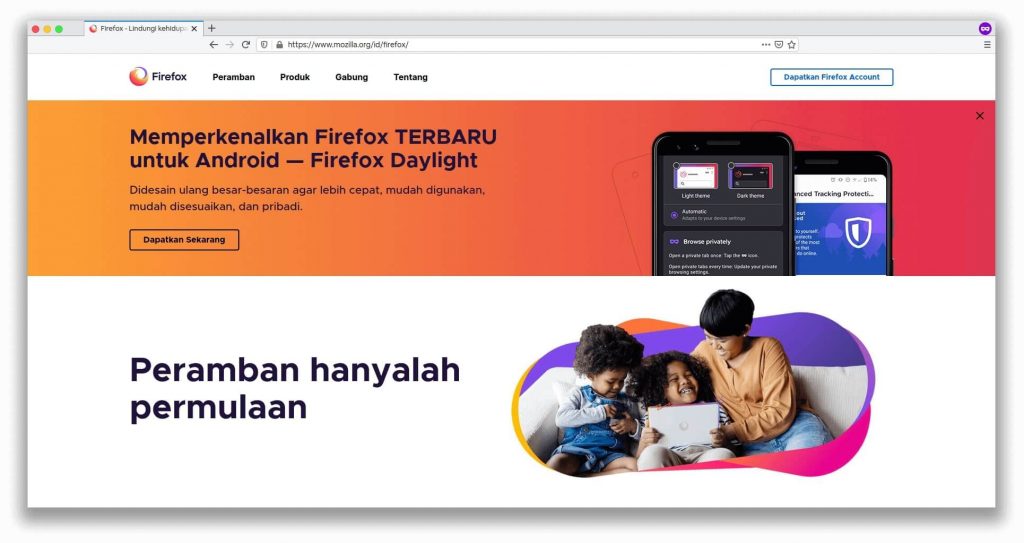 Firefox rebranding dengan redesign logo